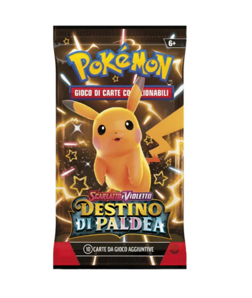 Scarlatto e Violetto Destino di Paldea Busta 10 Carte Random Art (IT)