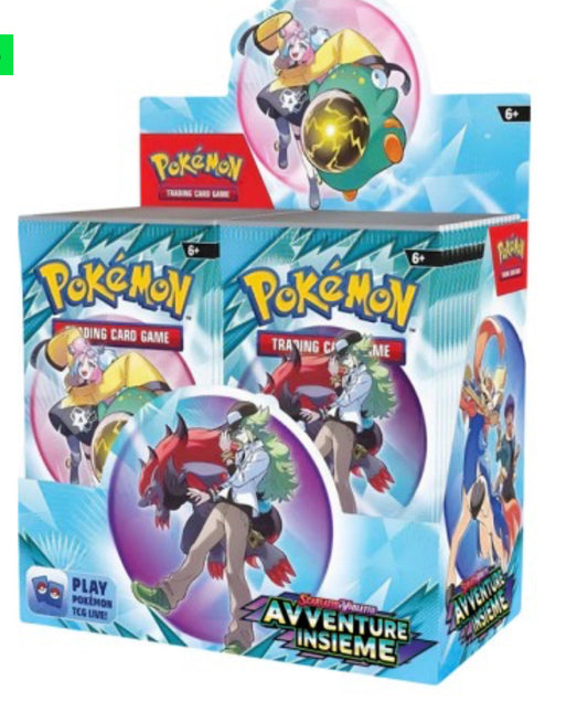 Preorder Pokemon Scarlatto e Violetto - Avventure Insieme (Box 36 Bustine) ITA